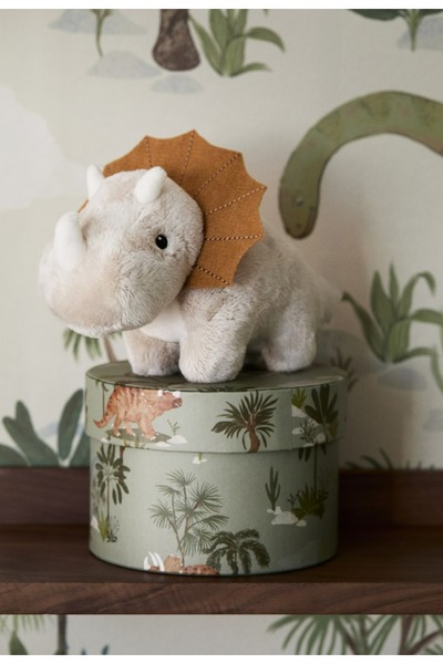 SHIVA Gift & More DİNOZOR İşleme Detaylı Nakışlı Aplikeli Peluş Yumuşak Oyunc...