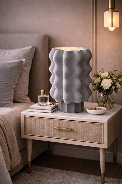 Vescarri Wavy Table Lamp – Wavy Modern Decorative Lighting