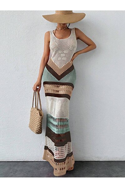 Get Crazy Women's Knit Mesh Dress