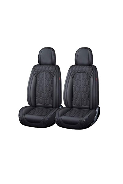 CarGuard Huse auto premium 5 locuri Deluxe piele ecologică perforată - negru