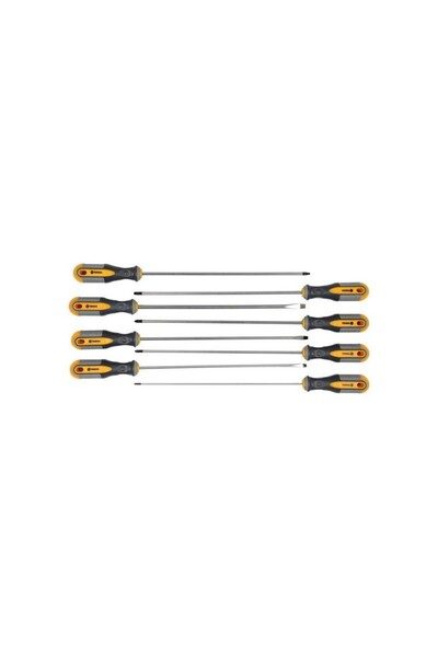 Vorel Set of 8 Long Screwdrivers with Magnetic Tip