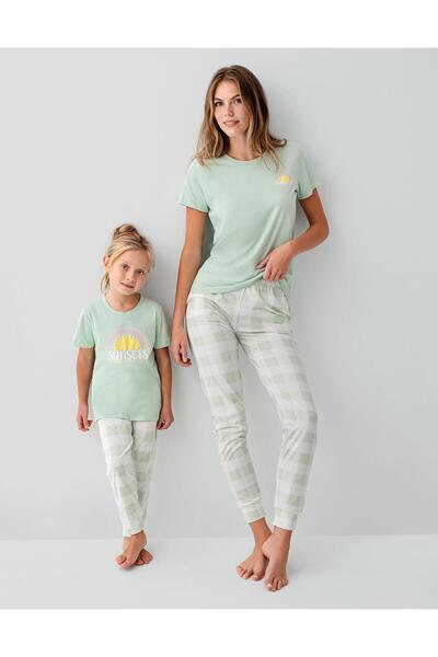 Arnetta Mother-Daughter Pajama Set Combination – Women's and Children's Pajam...