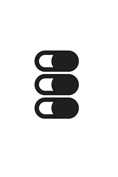 HOFI Husă universală Slim Pro pentru cameră web, pachet de 3, neagră