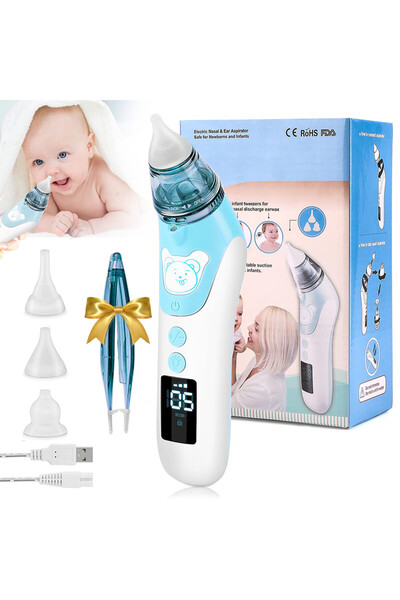 gemevo Aspirator nazal electric Gemevo® copii si bebelusi, 5 trepte aspirare,...