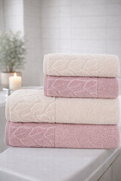 Nurpak Towel Bathroom Set Bath Set 100% Cotton 2 Pieces 50*90 cm - 2 Pieces 9...
