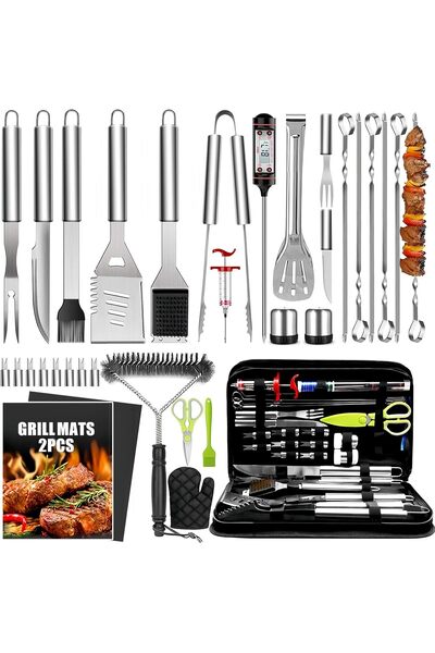 Generic 34-Piece Heavy Duty BBQ Grill Accessories Set