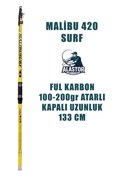 ALASTOR Malibu Surf Olta Kamışı 420cm 100-200gr Atarlı