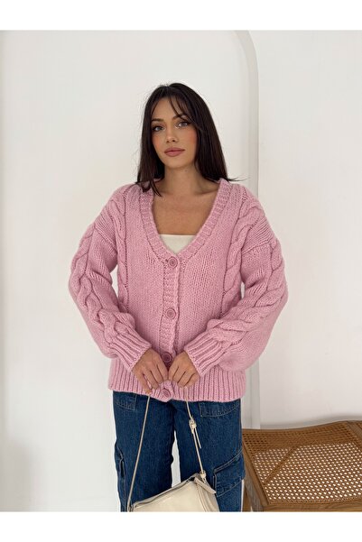 Slim'N Lift Extra Soft 4 Button V-Neck Cardigan