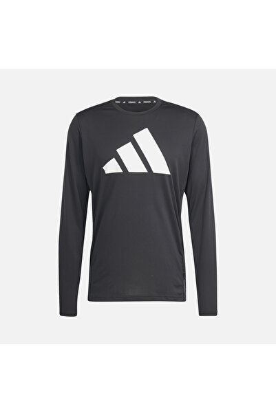 adidas Ανδρικό μαύρο φούτερ RUN IT LS IL7231