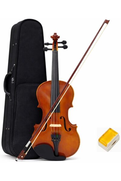 YALLA HomeGym Violin 4/4 Full Size Violin Set for Adults Beginners and Students