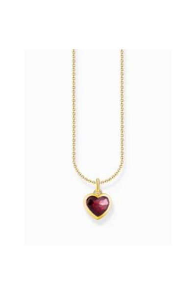 Thomas Sabo KE 2268-414-10-L 45 V Gold-plated chain heart pendant