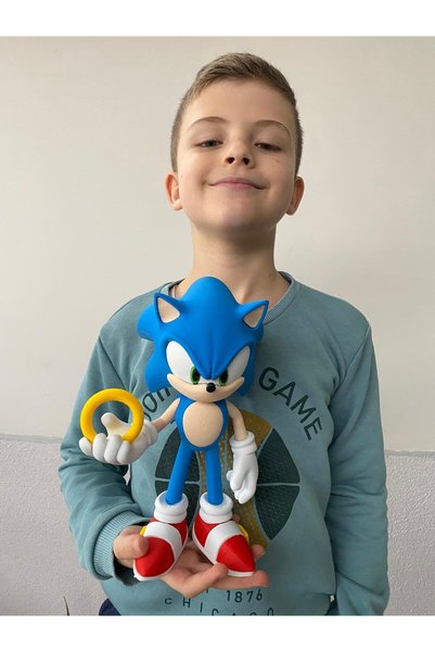 smilechild BÜYÜK BOY 24 CM SONİK KARAKTER OYUNCAK