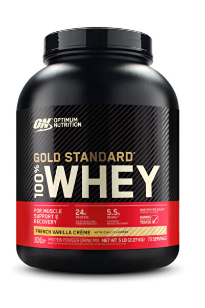 ON Optimum Nutrition Gold Standard Whey Protein French Vanilla 5 lb - Gold St...