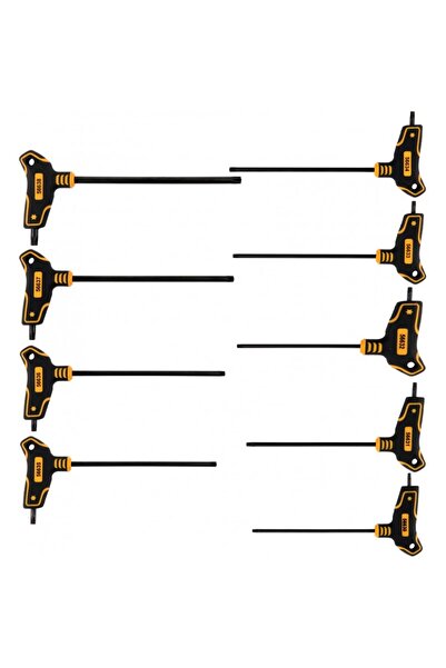Vorel Set 9 chei Torx T10-T50 cu mâner în T