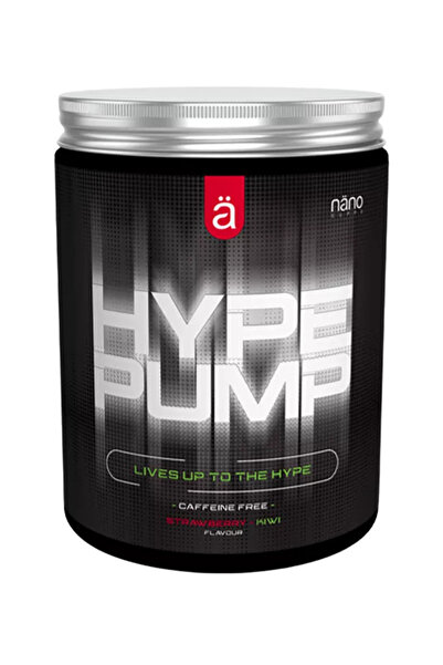 Nano Supps Pre-Workout Pump Nano Hype Caffeine Free Strawberry & Kiwi 420g - ...