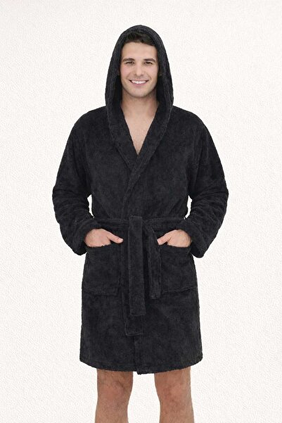 CASPARA Premium Unisex Bathrobe I Wellsoft Plush I Hooded Men's and Women's B...
