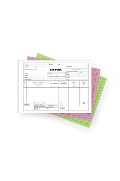 DanyCris Invoice A6, Carbonless 3 copies