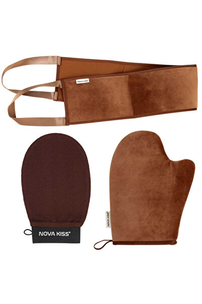 NOVA KISS NOVA KISS® Tan Like a Pro Set Bronzare Fără Urme cu Mănușă Autobron...