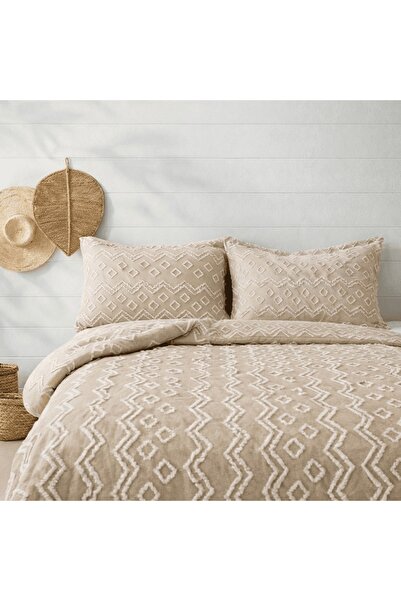 miar home perde tekstil Double Embroidered Bedspread Set – 2 Pillowcases Incl...