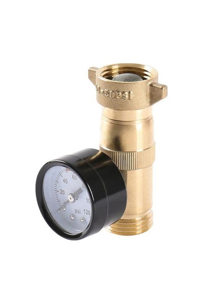 AyShop Kurşunsuz Pirinç Filtre Seviye Göstergeli Su Basınç Regülatörü