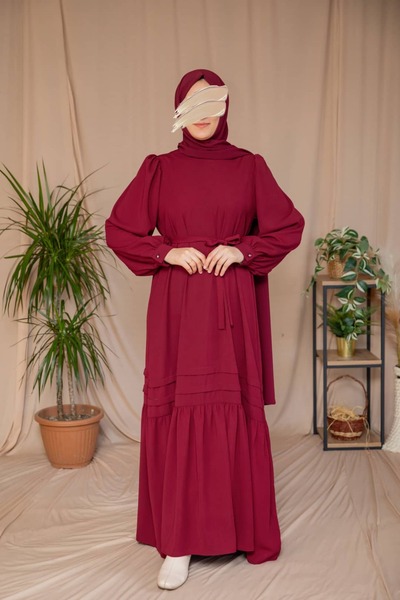 Nissra Ankanoor Ribbed and Flywheel Detailed Dress Anka265124