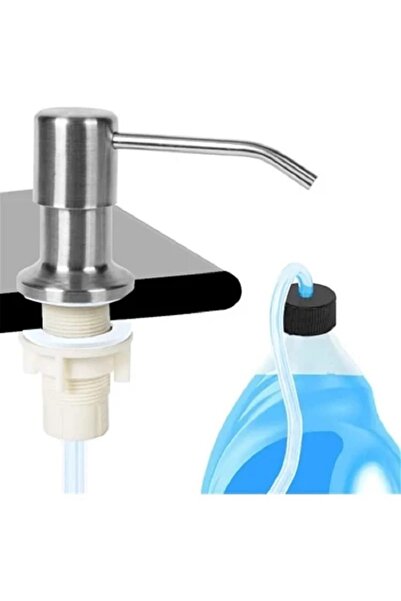 AyShop 2.5cm Çaplı Tezgaha Monte Edilir Sabun Dispenser Pompası