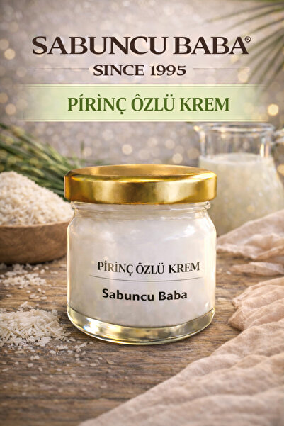 SABUNCU BABA Hindistan Cevizli Pirinç Özlü Krem 40 Gr. Aydınlatıcı & Besleyici