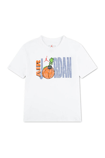 Nike Kids Nike Jordan Brand Secret Çocuk Beyaz Tişört (95F629-001)