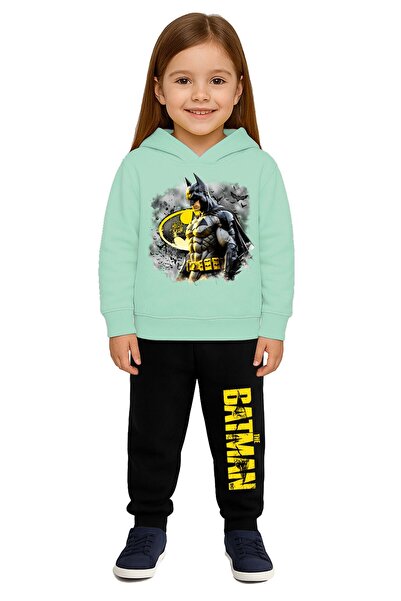 SEDİRLİ Batman Štampano Dječja trenerka Set 3 niti Ş Čupkani materijal P Pamu...