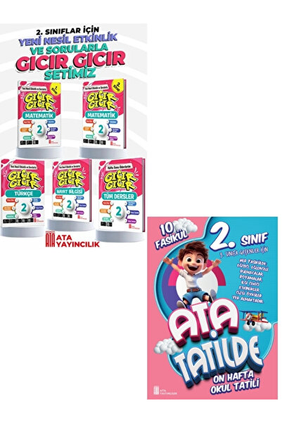 Analiz Yayınları Ata Yayıncılık 2. Sınıf Gıcır Gıcır 5'li Set-2. Sınıf Ata Ta...
