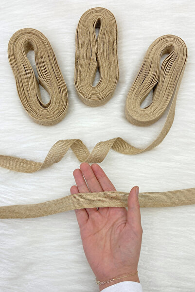 ZEYMERADE Юта тъкана панделка 2 см 10 метра, булка, опаковане на подаръци, го...