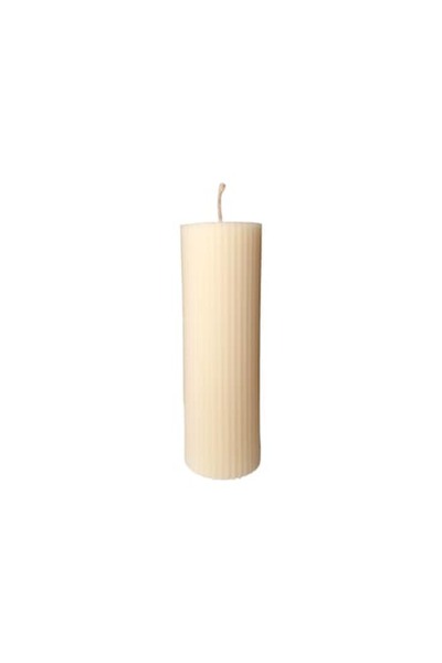 OEM Decorative Candle - Striped Pillar