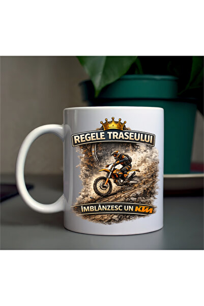 OEM Cana ceramica personalizata KTM - regele traseului - Cadoul perfect