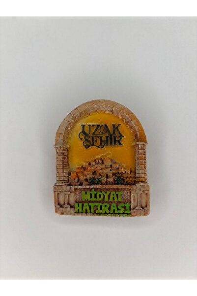 Magnet Mardin Manzaralı Dekoratif Buzdolabı Magneti – Uzak Şehir Temalı