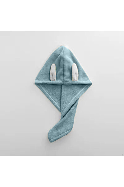 SB SizinBazar قبعة تجفيف الشعر الزرقاء - قبعة شعر قطنية - قبعة شعر قطنية