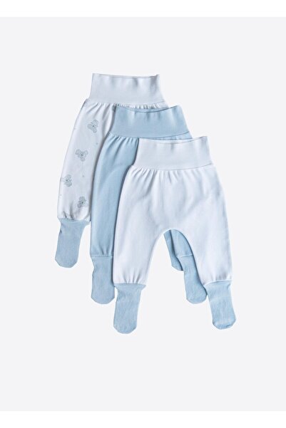 kitikate Organic Cute Koala 3-Piece Sock Set Blue