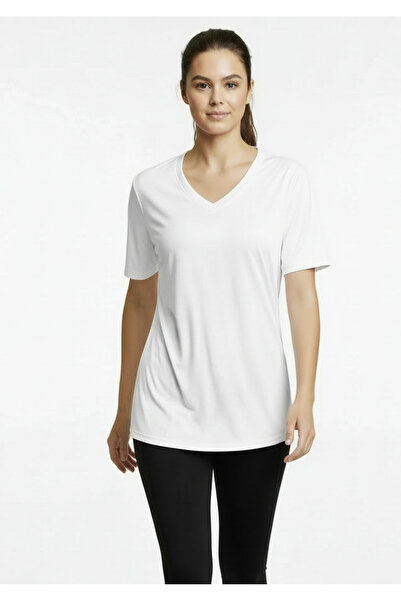 LYVEAN V-Neck Oversized Short Sleeve Tshirt