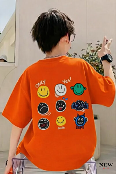 New Shine ΠΑΙΔΙΚΟ ΜΠΛΟΥΖΑΚΙ UNISEX ΜΕ ΣΤΑΜΠΑ EMOJI