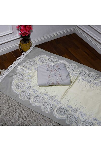 ssd Luxury prayer set - Padded prayer rug with soft and loose prayer sheet (r...