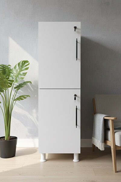 Home Kilitli Dolap 2 kapaklı , dolap , mutfak dolabı, kişisel eşya dolabı, ki...