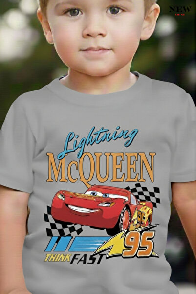 New Shine تي شيرت MC QUEEN مطبوع للأطفال من الجنسين