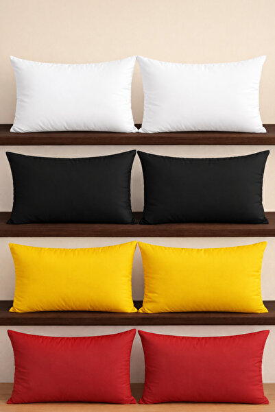 ÇIQRIK HOME 8 قطع غطاء وسادة بسحاب مقاس 50x70 سم