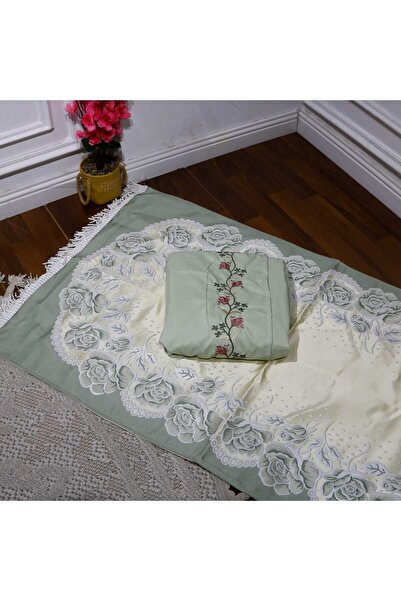 ssd Luxury prayer set - Padded prayer rug with soft and loose prayer sheet (r...