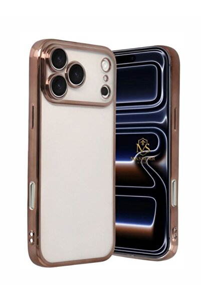 Massemr حافظة آيفون 17 برو ماكس من السيليكون الفاخر مع عدسة لامعة، ممتصة للصد...