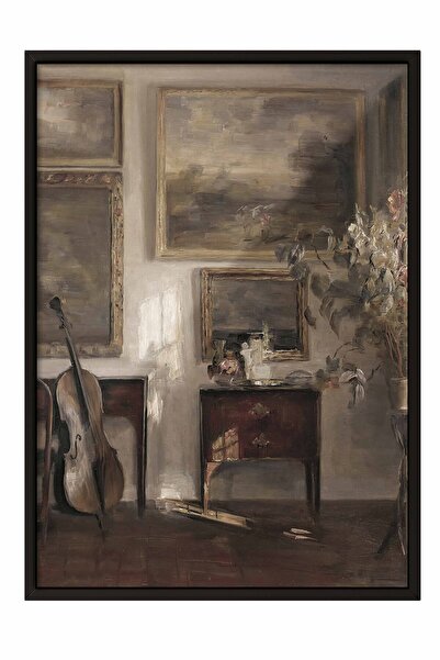 Postifull Vintage Tablo, Siyah Çerçeveli Poster, Vintage Duvar Dekoru