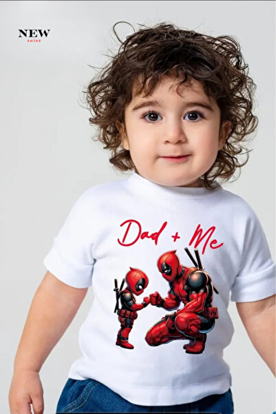 New Shine Imprimeu DAD ME Unisex Copii tricou