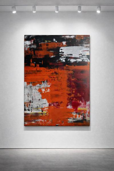 TO DO SPECIAL DESIGN Renklerin Dengesi – El Yapımı Modern Soyut Kanvas Tablo ...