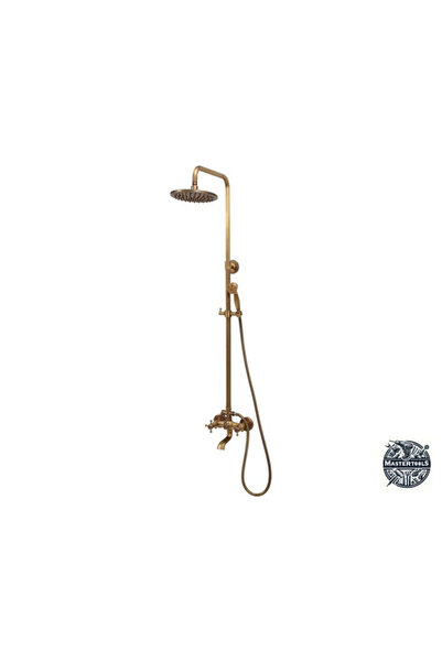 FALA Coloană de duș + accesorii Retro Bronze 1