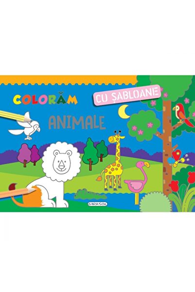 GIRASOL Coloring with stencils - Animals