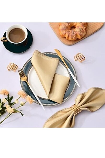 SB SizinBazar 6 Pieces Satin Table Napkin Presentation Table Napkin Dowry Pre...